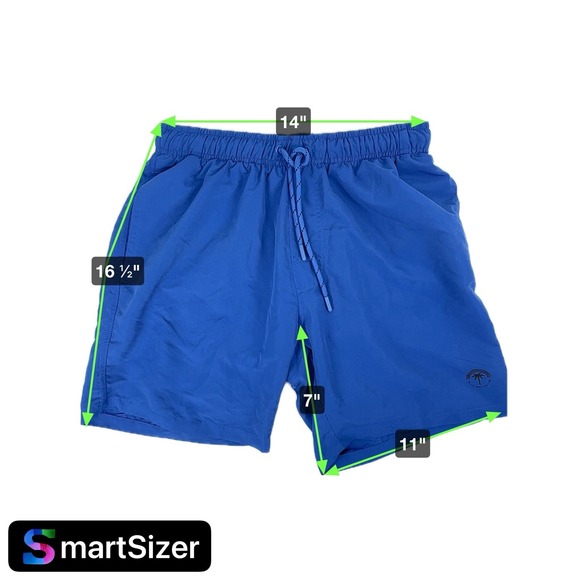 Swimshorts Defacto Womens Size M Medium Blue Ladies 28" Waist Drawstring - Picture 9 of 9